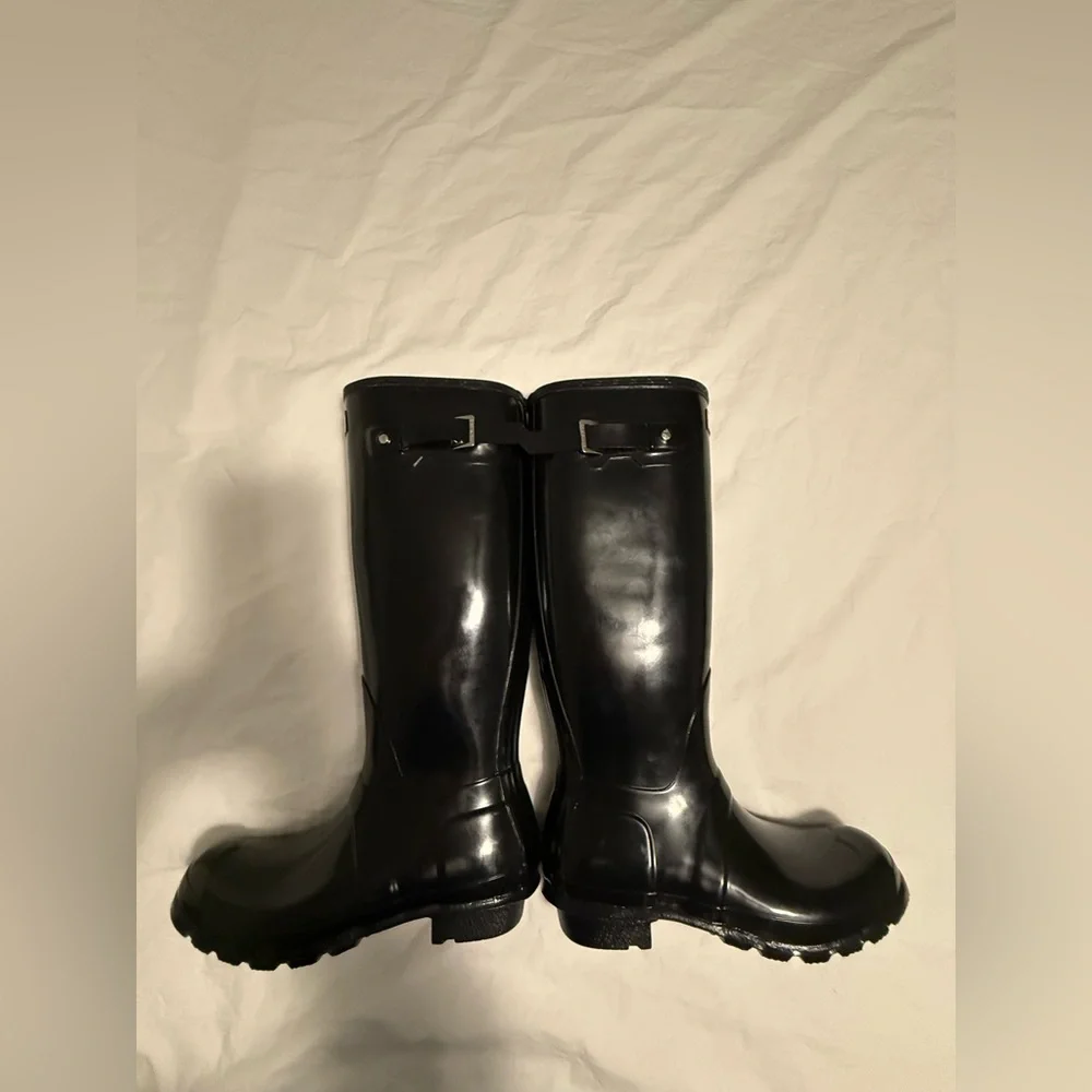 NWOT Black Hunter Tall Rain Boots, Size 9 - Picture 13 of 16
